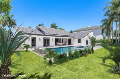 This stunning 5 BD/5.5 BA single-story home, crafted by custom on St. Andrews Country Club of Boca Raton in Florida - for sale on GolfHomes.com, golf home, golf lot