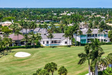 This stunning 5 BD/5.5 BA single-story home, crafted by custom on St. Andrews Country Club of Boca Raton in Florida - for sale on GolfHomes.com, golf home, golf lot