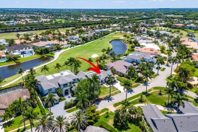 This stunning 5 BD/5.5 BA single-story home, crafted by custom on St. Andrews Country Club of Boca Raton in Florida - for sale on GolfHomes.com, golf home, golf lot