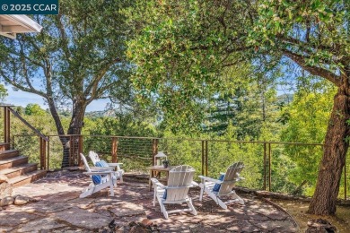Enchanting! Orinda Country Club charmer on a peaceful hilltop on Orinda Country Club in California - for sale on GolfHomes.com, golf home, golf lot