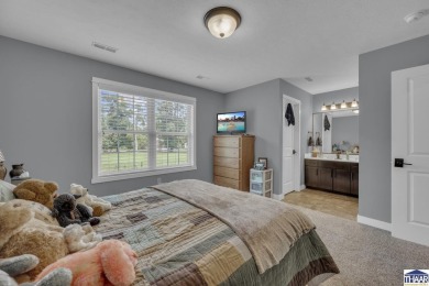This stunning Idle Creek home offers impressive curb appeal and on Idle Creek Golf Course in Indiana - for sale on GolfHomes.com, golf home, golf lot