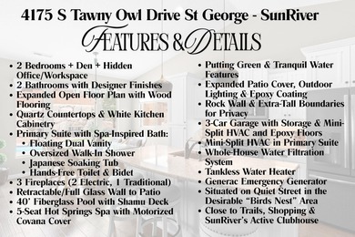 55+ living in SunRiver with a PRIVATE POOL and spa in one of the on Sunriver Golf Club in Utah - for sale on GolfHomes.com, golf home, golf lot