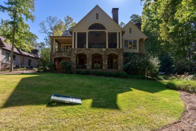 Lakefront retreat o Sunset views o Two outdoor kitchens o Steps on Reynolds Lake Oconee - The Oconee in Georgia - for sale on GolfHomes.com, golf home, golf lot