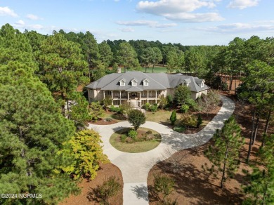 Nestled among almost 3 acres of longleaf pines, this exquisite on Pinewild Country Club of Pinehurst in North Carolina - for sale on GolfHomes.com, golf home, golf lot