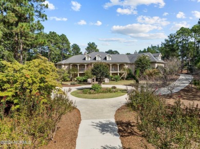 Nestled among almost 3 acres of longleaf pines, this exquisite on Pinewild Country Club of Pinehurst in North Carolina - for sale on GolfHomes.com, golf home, golf lot