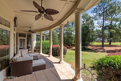 Nestled among almost 3 acres of longleaf pines, this exquisite on Pinewild Country Club of Pinehurst in North Carolina - for sale on GolfHomes.com, golf home, golf lot