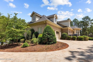 Nestled among almost 3 acres of longleaf pines, this exquisite on Pinewild Country Club of Pinehurst in North Carolina - for sale on GolfHomes.com, golf home, golf lot