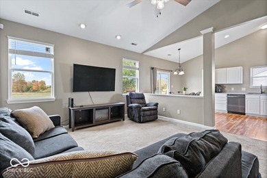 This 3-bedroom, 2-bath ranch home blends comfort and privacy on Winding Ridge Golf Club in Indiana - for sale on GolfHomes.com, golf home, golf lot