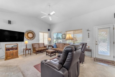 Are you looking for a cozy 2 bedroom home tucked away on a golf on Las Colinas Golf Club in Arizona - for sale on GolfHomes.com, golf home, golf lot