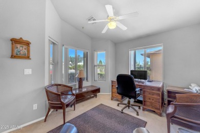 Are you looking for a cozy 2 bedroom home tucked away on a golf on Las Colinas Golf Club in Arizona - for sale on GolfHomes.com, golf home, golf lot