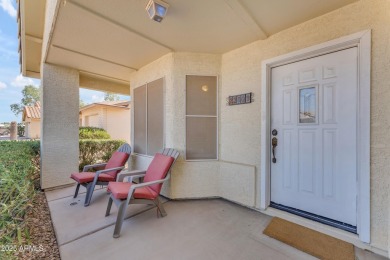 Are you looking for a cozy 2 bedroom home tucked away on a golf on Las Colinas Golf Club in Arizona - for sale on GolfHomes.com, golf home, golf lot