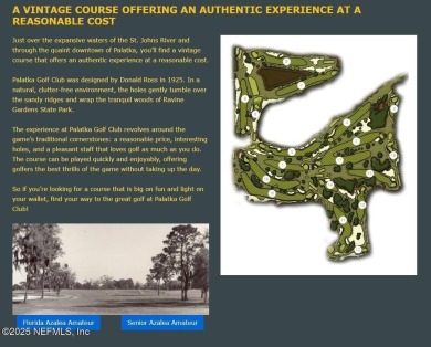Affordable turn key home situated on nice lot w/circular on Palatka Golf Club in Florida - for sale on GolfHomes.com, golf home, golf lot