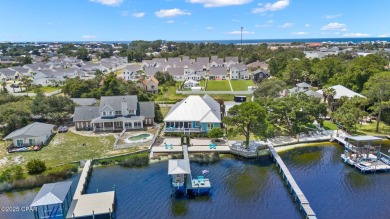 CUSTOM LAKE FRONT HOME WITH PRIVATE DOCK, BOATHOUSE FEATURING 6K on Sharks Tooth Golf Club in Florida - for sale on GolfHomes.com, golf home, golf lot