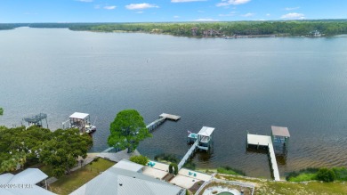 CUSTOM LAKE FRONT HOME WITH PRIVATE DOCK, BOATHOUSE FEATURING 6K on Sharks Tooth Golf Club in Florida - for sale on GolfHomes.com, golf home, golf lot