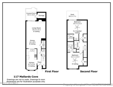 Great 2-bedroom 2.5 bath townhome in Woodlake.  Minutes to Ft on Woodlake Country Club in North Carolina - for sale on GolfHomes.com, golf home, golf lot