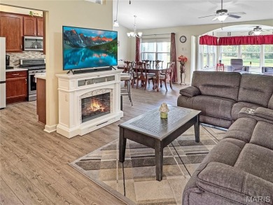 This luxury villa features an open floor plan boasting vaulted on Birch Creek Golf Club in Missouri - for sale on GolfHomes.com, golf home, golf lot