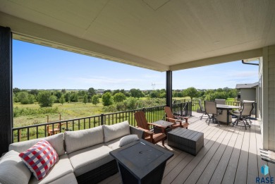 Experience luxury living in this beautiful two-story walkout on Willow Run Golf Course in South Dakota - for sale on GolfHomes.com, golf home, golf lot