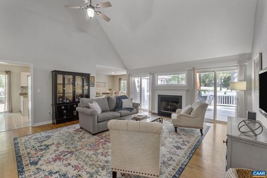 Enjoy the ease of one-level living in this inviting golf-front on Lake Monticello Golf Course in Virginia - for sale on GolfHomes.com, golf home, golf lot