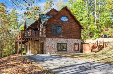 Welcome home to your new cabin nestled among trees backing up to on The Rock At Jocassee in South Carolina - for sale on GolfHomes.com, golf home, golf lot