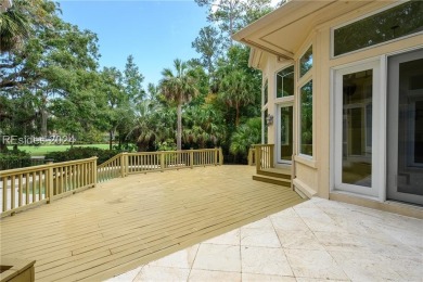 Enjoy views of Magnolia #5 green/lagoon from your main living on Callawassie Island Club in South Carolina - for sale on GolfHomes.com, golf home, golf lot