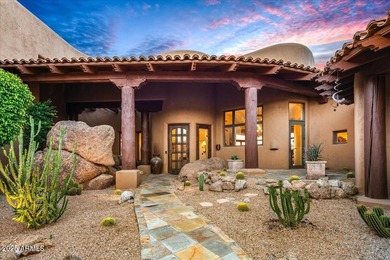 Nestled in a prestigious gated community, this meticulously on Troon North Golf Club  in Arizona - for sale on GolfHomes.com, golf home, golf lot