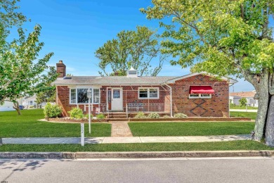 A rare offering, this traditional brick 4 bedroom, 2 bath home on The Links At Brigantine Beach in New Jersey - for sale on GolfHomes.com, golf home, golf lot