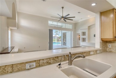 This beautiful MAINTENANCE FREE pool home sits right on the 2nd on Plantation Golf and Country Club in Florida - for sale on GolfHomes.com, golf home, golf lot