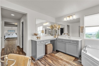 STUNNING 5 bd/4 bth home w/ dual primary suites (1 downstairs on Boulder Creek Golf Club in Nevada - for sale on GolfHomes.com, golf home, golf lot