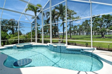 This beautiful MAINTENANCE FREE pool home sits right on the 2nd on Plantation Golf and Country Club in Florida - for sale on GolfHomes.com, golf home, golf lot