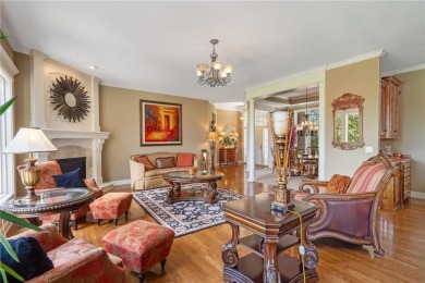 Perfectly situated on a premier golf course lot, this reverse 1 on Staley Farms Golf Club in Missouri - for sale on GolfHomes.com, golf home, golf lot