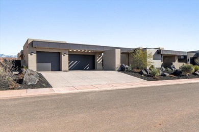 ***Chaco at Entrada -- Modern Architecture in the Lava Fields*** on Entrada at Snow Canyon in Utah - for sale on GolfHomes.com, golf home, golf lot