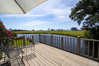 Waterfront home with spectacular views! This beautiful townhome on Tiger Point Golf and Country Club in Florida - for sale on GolfHomes.com, golf home, golf lot