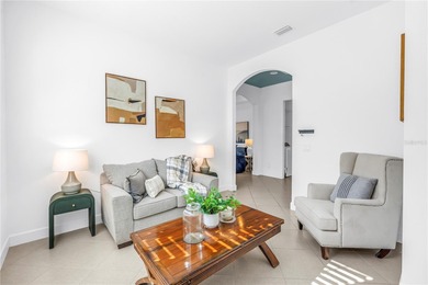 From the moment you step through the door, this MINTO Capistrano on Sandpiper Golf Club in Florida - for sale on GolfHomes.com, golf home, golf lot