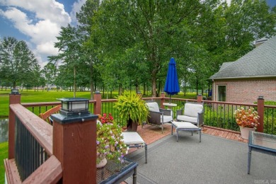 Welcome inside this light-filled home located on the 1st fairway on Chenal Country Club - Bear Den Mountain in Arkansas - for sale on GolfHomes.com, golf home, golf lot