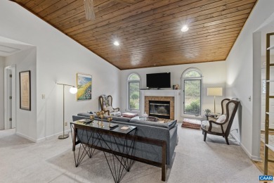 Step inside this one-level 3 bedroom, 2.5 bath Mid-Century on Lake Monticello Golf Course in Virginia - for sale on GolfHomes.com, golf home, golf lot