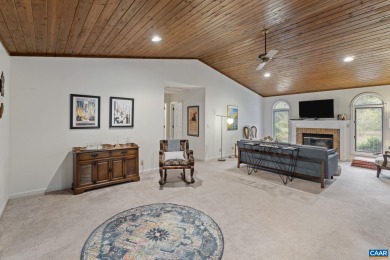 Step inside this one-level 3 bedroom, 2.5 bath Mid-Century on Lake Monticello Golf Course in Virginia - for sale on GolfHomes.com, golf home, golf lot