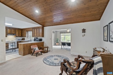 Step inside this one-level 3 bedroom, 2.5 bath Mid-Century on Lake Monticello Golf Course in Virginia - for sale on GolfHomes.com, golf home, golf lot