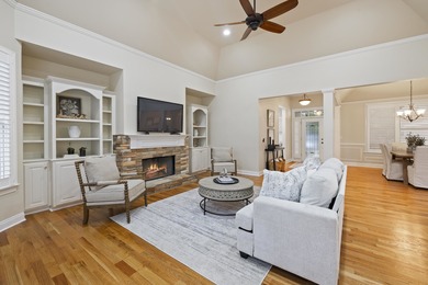 Golf-front on tee box o One-level living o Guest suite upstairs on Harbor Club Golf and Country Club in Georgia - for sale on GolfHomes.com, golf home, golf lot