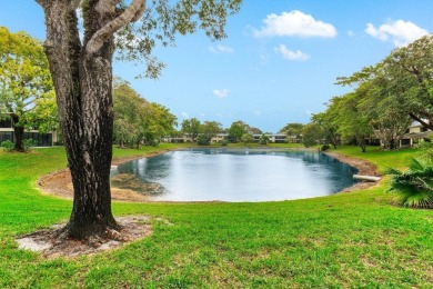 Discover stunning views in this first-floor condo featuring 2 on Hunters Run Golf and Country Club in Florida - for sale on GolfHomes.com, golf home, golf lot