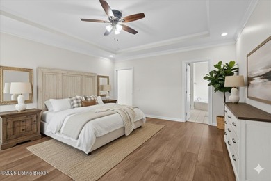 Imagine waking up, coffee in hand on your covered back deck on Eagle Creek Golf Course in Kentucky - for sale on GolfHomes.com, golf home, golf lot