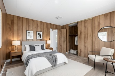 Don't miss this adorable 2-bedroom mobile home in Apache Wells! on Apache Wells Country Club in Arizona - for sale on GolfHomes.com, golf home, golf lot