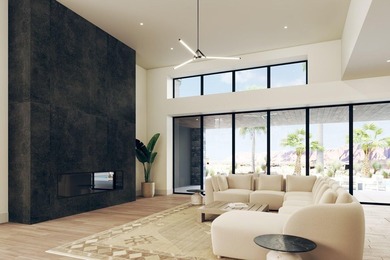 Striking contemporary new construction set on .66 acres with on Entrada at Snow Canyon in Utah - for sale on GolfHomes.com, golf home, golf lot