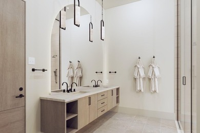 Striking contemporary new construction set on .66 acres with on Entrada at Snow Canyon in Utah - for sale on GolfHomes.com, golf home, golf lot