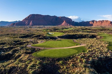 Striking contemporary new construction set on .66 acres with on Entrada at Snow Canyon in Utah - for sale on GolfHomes.com, golf home, golf lot