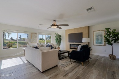 Golf course lot! Completely renovated and move-in ready. Open on Sun City Lakes West and East in Arizona - for sale on GolfHomes.com, golf home, golf lot