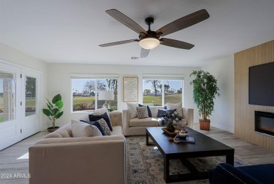 Golf course lot! Completely renovated and move-in ready. Open on Sun City Lakes West and East in Arizona - for sale on GolfHomes.com, golf home, golf lot
