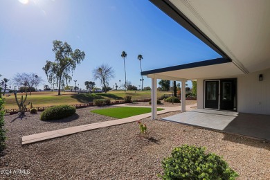 Golf course lot! Completely renovated and move-in ready. Open on Sun City Lakes West and East in Arizona - for sale on GolfHomes.com, golf home, golf lot