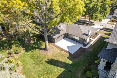 Unbelievable remodeled ranch situated on hole 15 of the Cress on Cress Creek Country Club in Illinois - for sale on GolfHomes.com, golf home, golf lot