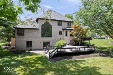 BOAT SLIP ON GEIST IS INCLUDED! Brand new roof, AND all carpet on The Hawthorns Golf and Country Club in Indiana - for sale on GolfHomes.com, golf home, golf lot