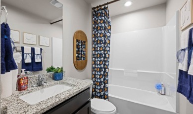 The Midland plan is a two-story, 4-bedroom, 3-bathroom home on Rockport Country Club in Texas - for sale on GolfHomes.com, golf home, golf lot